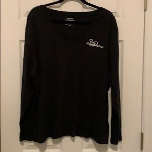 Black Disney long sleeved tee